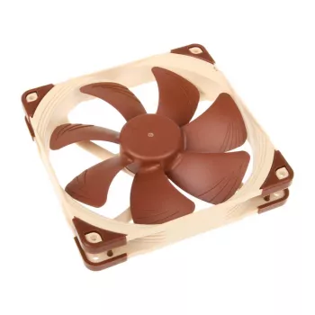 Noctua NF-A14 FLX 140 mm skriňový ventilátor, 25 mm hrúbka, 900–1200 ot/min, 115,5 m³/h prietok vzduchu, 13,8–19,2 dB