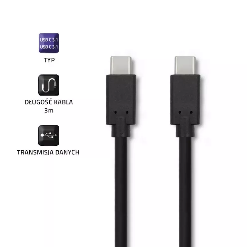 USB 3.1 Type-C konektor samec na USB 3.1 Type-C konektor samec