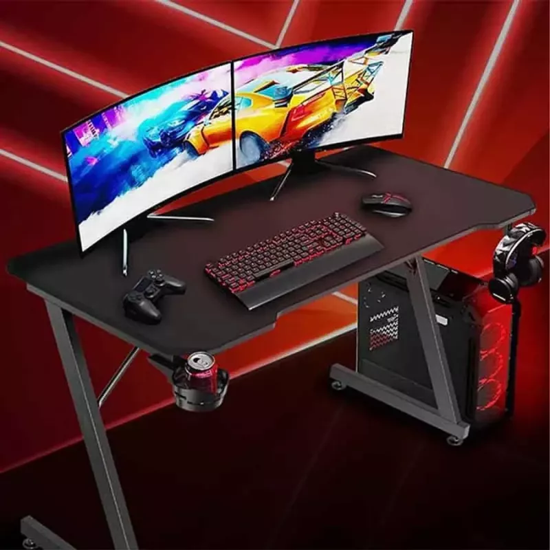 Počítačový stôl Subsonic SA5706 čierny rovný PVC 120x60 cm