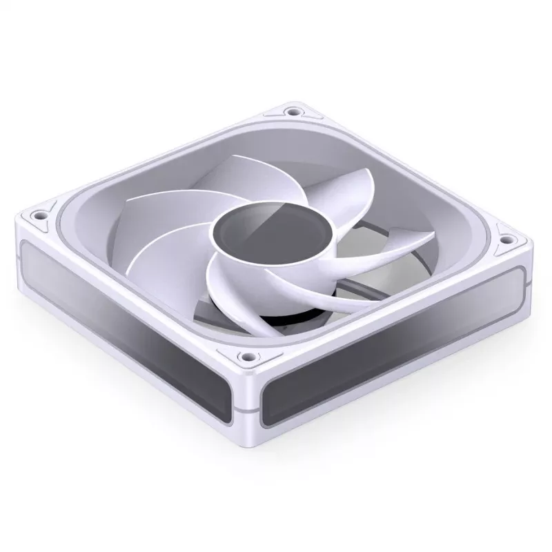 Chladiaci ventilátor Jonsbo ZB-120 Reverse Blade PWM ARGB 120 mm biely, axiálny ventilátor, 120 mm