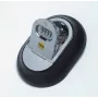 Prenosný trezor Yale Y500 10011, skrinka na kľúče, číselný zámok, 130×39×187 mm, čierna/sivá