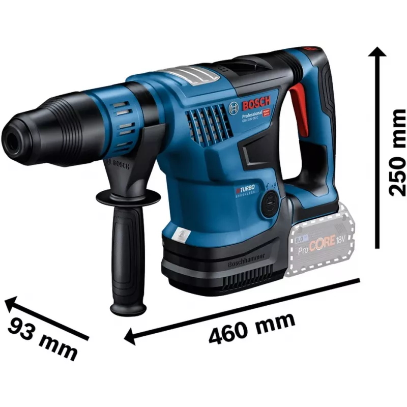 Bosch GBH 18V-36 C Professional 500 ot/min SDS Max 5,1 kg čierna, modrá
