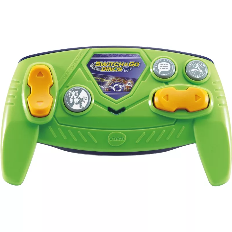 Diaľkovo ovládaný dinosaurus hračka VTech Switch & Go Dinos T-Rex, mení sa medzi dinosaurom a vozidlom, pre deti