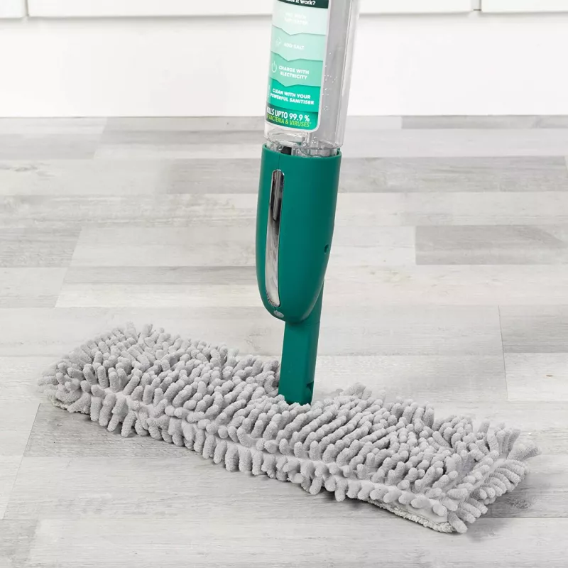 Beldray BEL01121-VDEEU7 antibakteriálny mop s rozprašovačom, 400 ml plniteľná kartuša, zelený