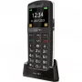 Bea-fon SL260 Silver Line tlačidlový telefón, 2,2 palca, 176 x 220, microSD, čierny/strieborný