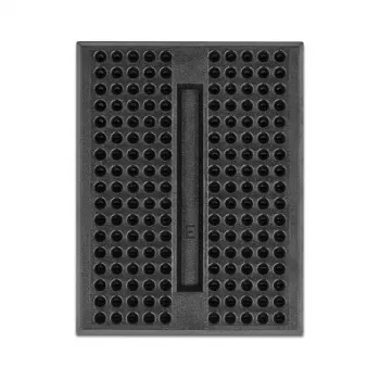 Breadboard DELOCK 18317 — plastová nepájivá doska, 36×46×10 mm, čierna