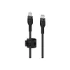 Belkin BOOSTCHARGE PRO Flex USB kábel 3 m USB 2.0 USB C čierny (CAB011BT3MBK)