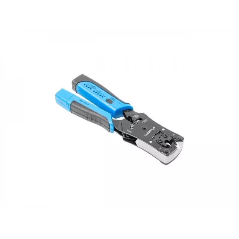 Lanberg NT-0203 krimpovacie kliešte na káble krimpovací nástroj čierna, modrá