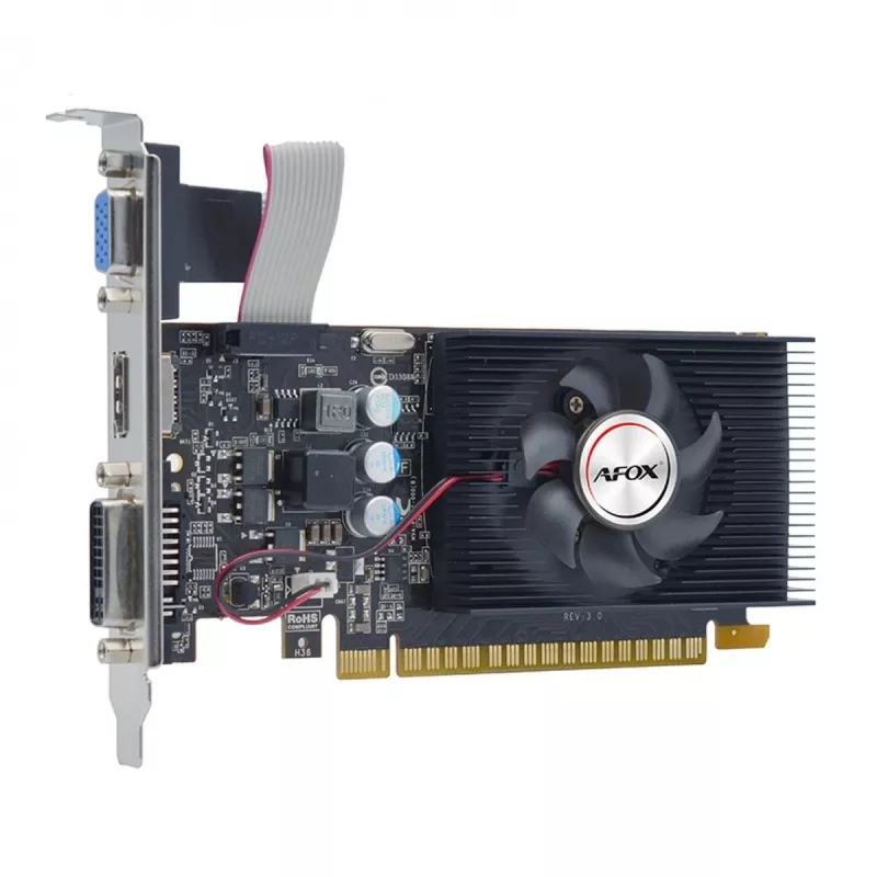 Grafická karta AFOX AF240-1024D3L2 — NVIDIA GeForce GT 240, 1 GB GDDR3, 128-bit, PCIe 2.0