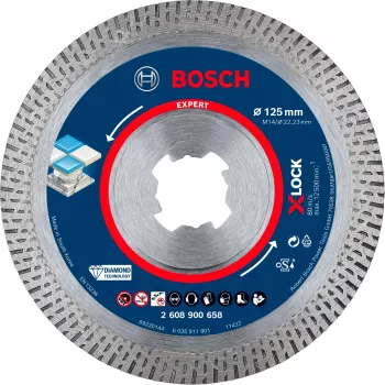 Bosch EXPERT HardCeramic X-LOCK 2608900658 diamantový rezný kotúč, 125 mm, otvor 22,23 mm