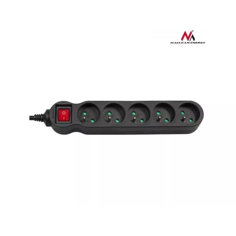 MCE184 elektrický predlžovací pás predlžovacia zásuvka 5 zásuviek (3 M) - Maclean