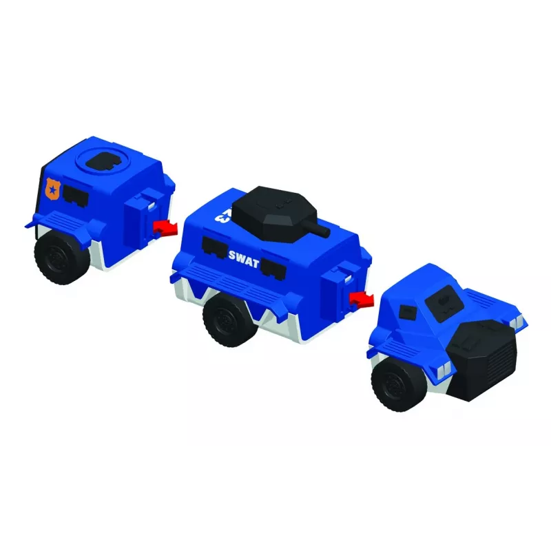 Sada vozidiel Popular Playthings Mix or Match Vehicles Police