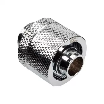 Alphacool Eiszapfen konektor rovný G1/4 palca AG na 16/10mm - chróm strieborný