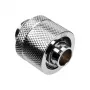 Alphacool Eiszapfen konektor rovný G1/4 palca AG na 16/10mm - chróm strieborný