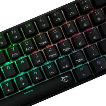 Mechanická klávesnica White Shark Shinobi-2 čierna US-layout s Brown-Switches