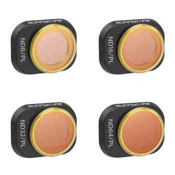 Sada filtrov Sunnylife pre DJI Mini 4 Pro – neutrálne hustotné a polarizačné filtre 4 šošovky (ND8, ND16, ND32, ND64)