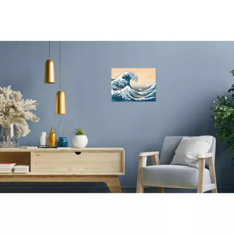 Maľovacia sada Ravensburger CreArt ART Collection Veľká vlna Hokusai 23690 — umelecká sada maľovania podľa čísel