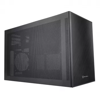 SilverStone SST-SG17B Micro-ATX / Mini-ITX skriňa - čierna