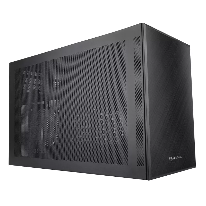SilverStone SST-SG17B Micro-ATX / Mini-ITX skriňa - čierna