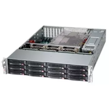 Serverová skriňa Supermicro SC826BE1C4-R1K23LPB Rack čierna