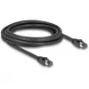 DeLOCK RJ45 sieťový kábel Cat.8.1 S/FTP 3 m 40 Gbit/s čierny