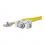 METZ CONNECT BTR E-DAT Industry IP67 V6 - patch kábel - RJ-45 (M) - RJ-45 (M) - 1,0m - tienený - CAT 6 - žltý (141N113K10010)