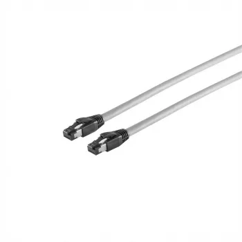 Sieťový kábel Captiva 80287 patch kábel CAT 8 RJ45 5m sivý