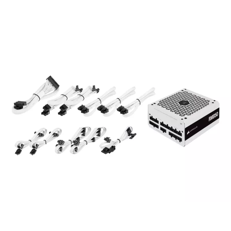 Corsair | Plne modulárny napájací zdroj | RM White Series RM850 | 850 W