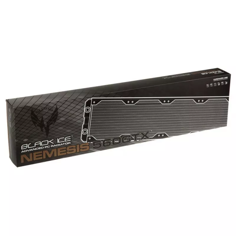 Hardware Labs Black Ice Nemesis GTX 560 radiátor, 560 mm, čierny