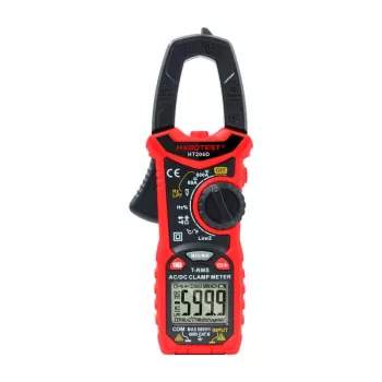 Digitálny kliešťový multimeter Habotest HT206D — True RMS, NCV, praktický tester prúdu/napätia