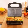 Cecotec sendvičovač | Rock’nToast 4in1 | 1000 W | počet platní 4 | čierny