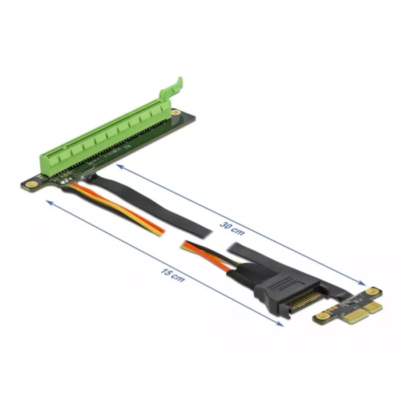 Riser karta PCI Express x1 na x16 DeLOCK 85762