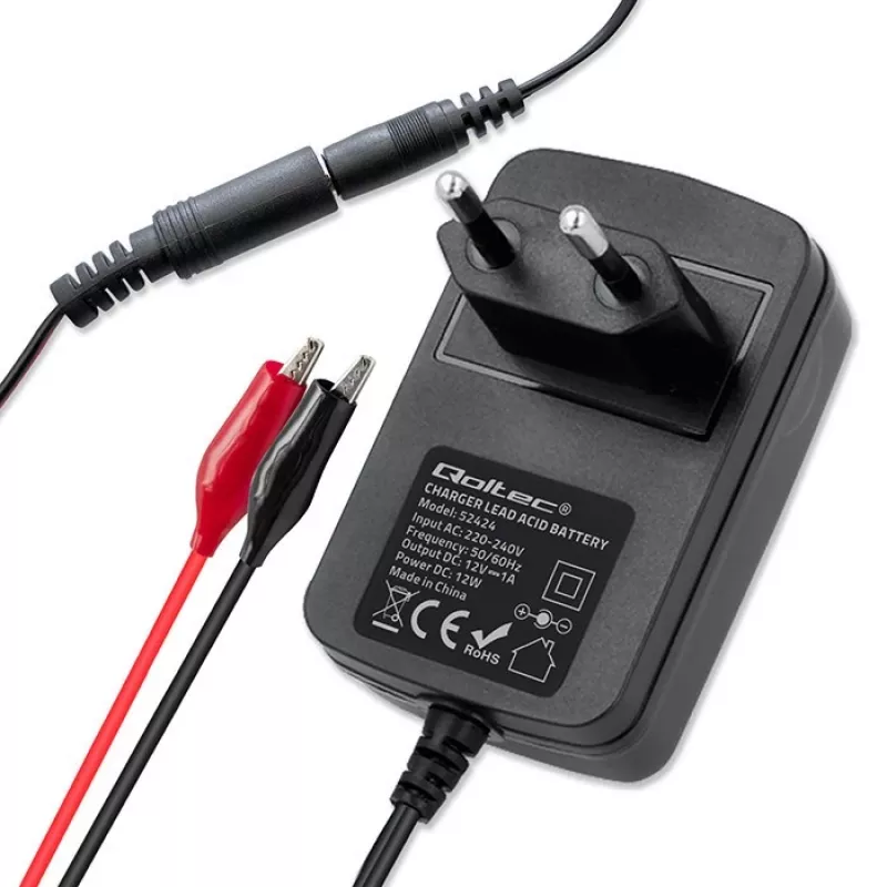 Nabíjačka batérií QOLTEC nabíjačka pre AGM GEL STD 12V 1,5A