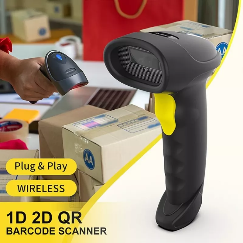 Čítačka čiarových kódov QOLTEC 50880 1D/2D USB — ručný skener s USB rozhraním