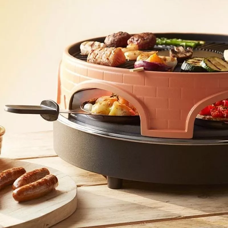 Emerio PO-113255.4 raclette gril 1500 W čierny, hnedý