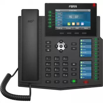 IP telefón Fanvil X6U V2 čierny 20 liniek LCD Wi-Fi