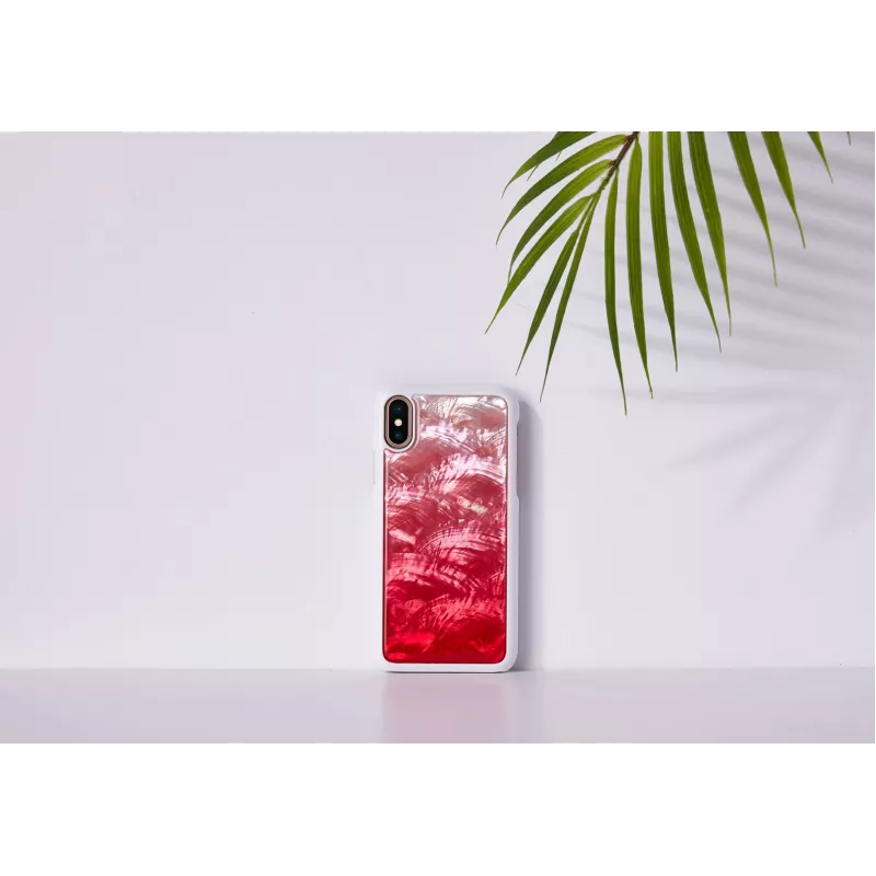 Puzdro na telefón iKins pre iPhone XS / iPhone X — Pink Lake White ochranné puzdro