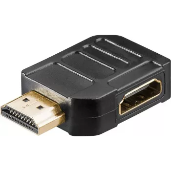 Goobay HDMI™ uhlový adaptér 270° horizontálny, 8K @ 60 Hz, pozlátený (65750)