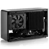 DAN Cases A4-SFX V4.1 - strieborná + Alpenföhn čierna Ridge - 120 mm