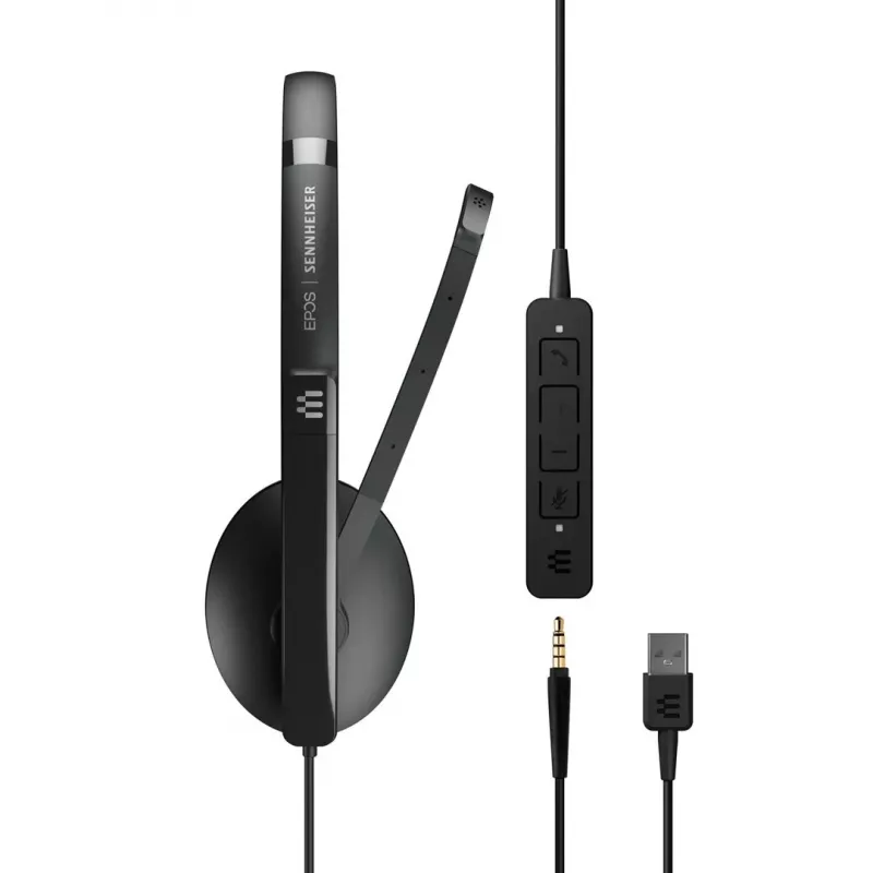 EPOS ADAPT 135 USB II headset káblový headset kancelária/call centrum USB Type-A čierny