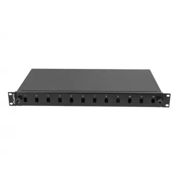 Optická rozvodná skriňa LANBERG FOP1-12SS-LDB — 12x SC simplex, 12x LC duplex