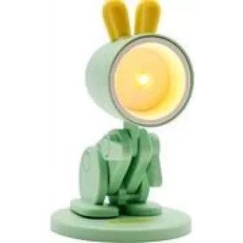 LED stolová lampa RealPower 486318 zelená žltá 1 žiarovka batéria