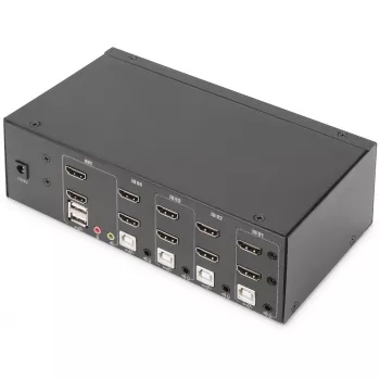 KVM switch Digitus DS-12883 4 porty Dual Display 4K HDMI USB