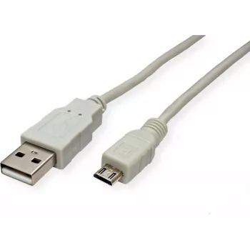 ITB STANDARD USB 2.0 kábel A Micro B béžový - kábel - digitálny/dátový (S3152)