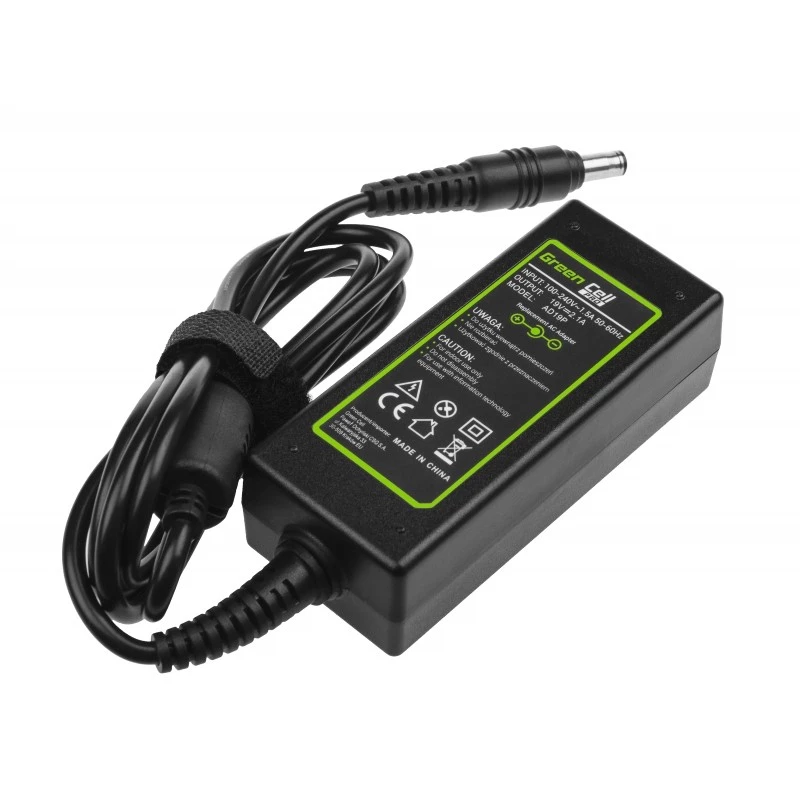Green Cell Indoor napájací adaptér AD19P 40W čierny