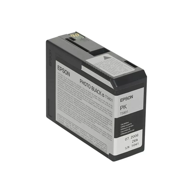 Epson T5801 (T580100) atramentová kazeta fotografická čierna, 80 ml