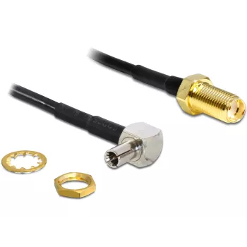 Koaxiálny kábel DeLOCK 88487 TS-9 SMA 1,45m čierny