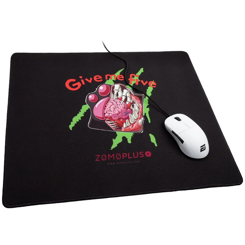 Podložka pod myš ZOMOPLUS Give Me Five Gaming 500×420 mm, čierna