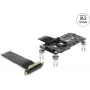 DELOCK PCI Express 3.0 x4 na M.2 Key M adaptér, 10 cm kábel, model 64357