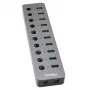 USB adaptér Type-A 3.0 – 10x USB 3.0 s prepínačmi